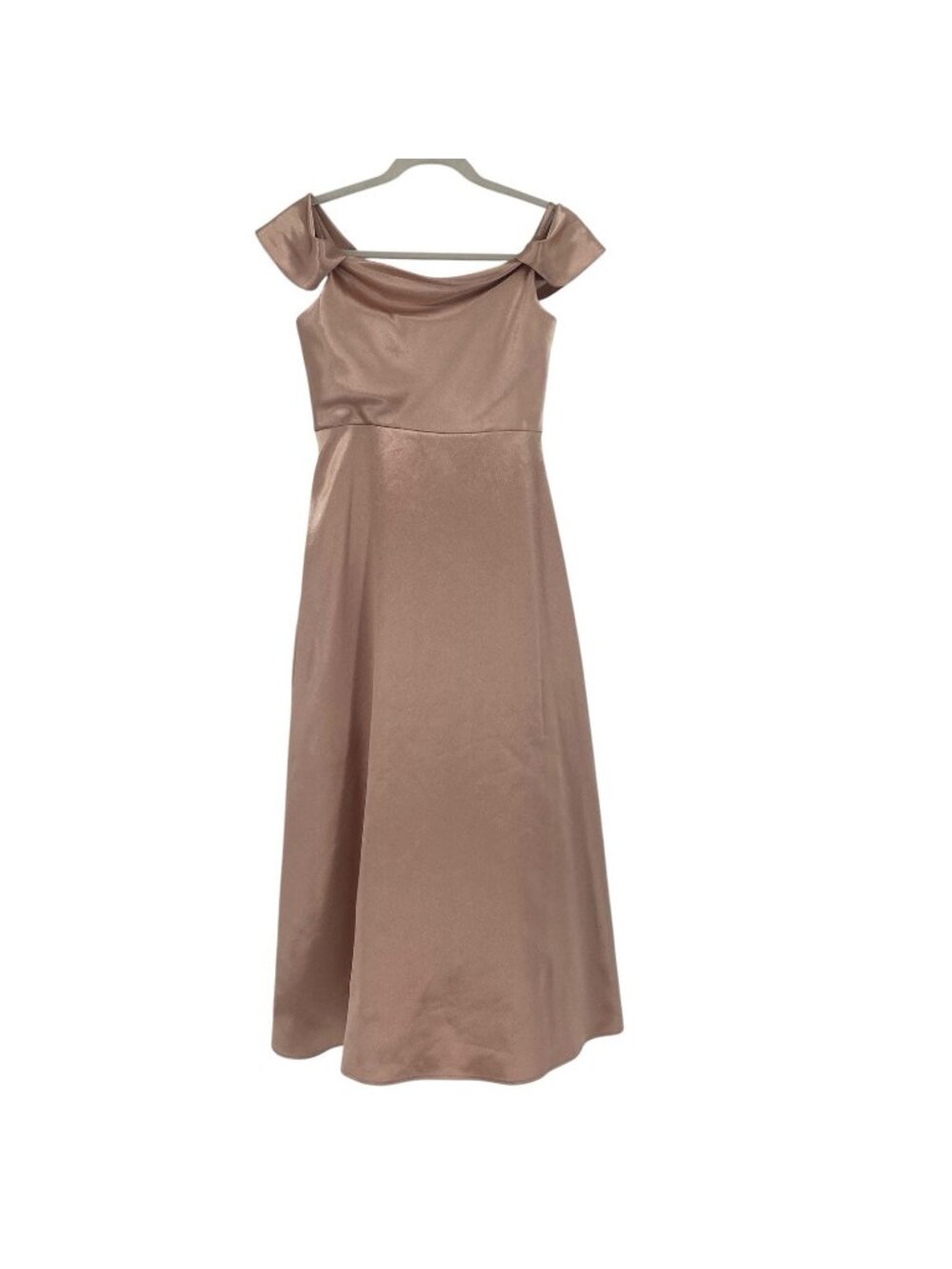 Celebrate DB Studio Sand Off The Shoulder Maxi Dress Gown Size 16 FORMAL